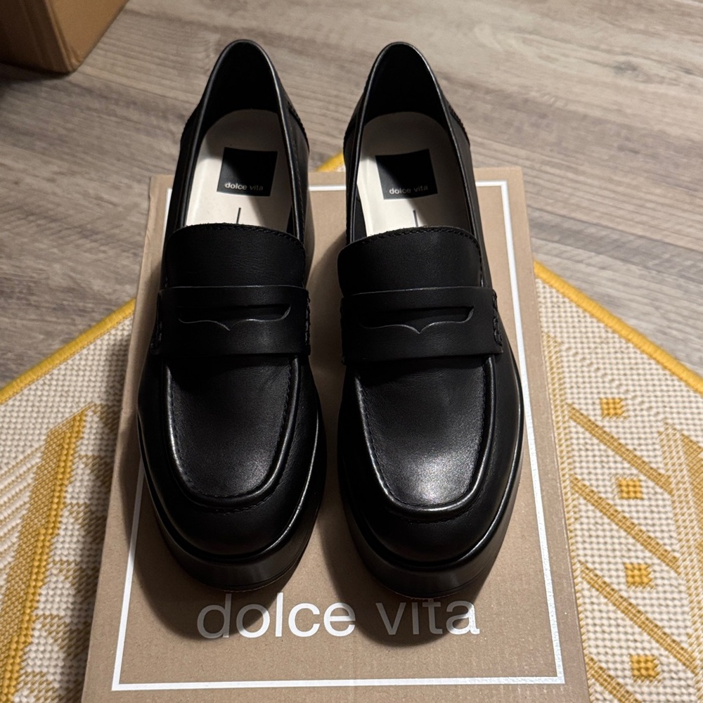 Dolce Vita Black Women's Platform Loafers